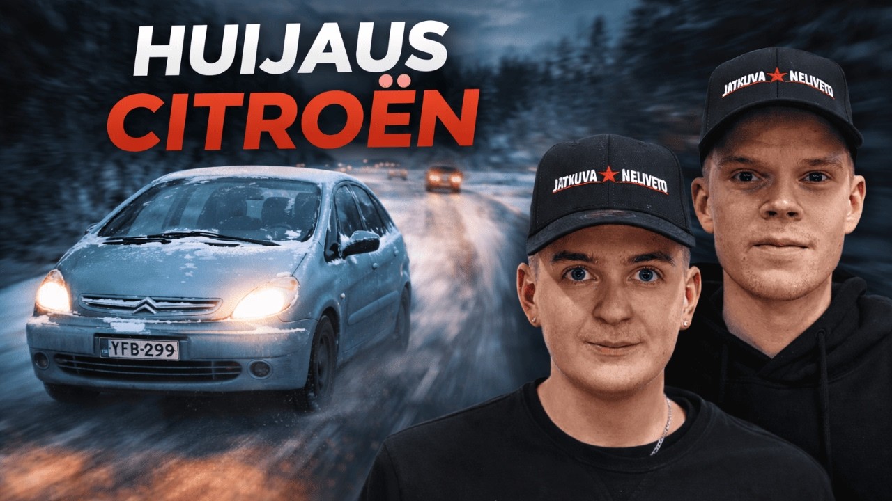 Huijaus-Citroënilla Seikkailulle