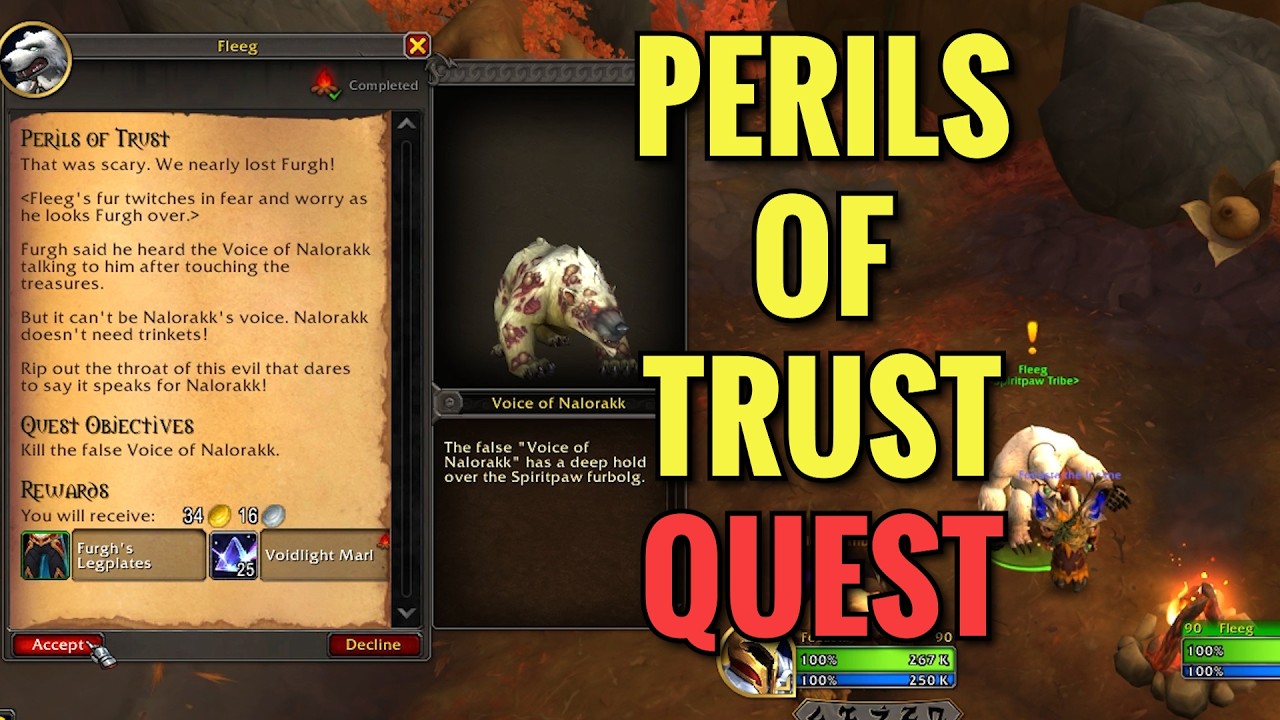 Perils Of Trust Quest (WoW Midnight)