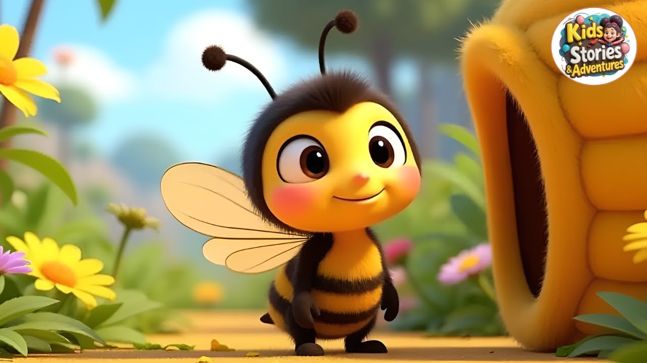 🐝 The Little Bee Who Dared to Fly 🌷| Bedtime Stories for Kids in English | Stories for Kids