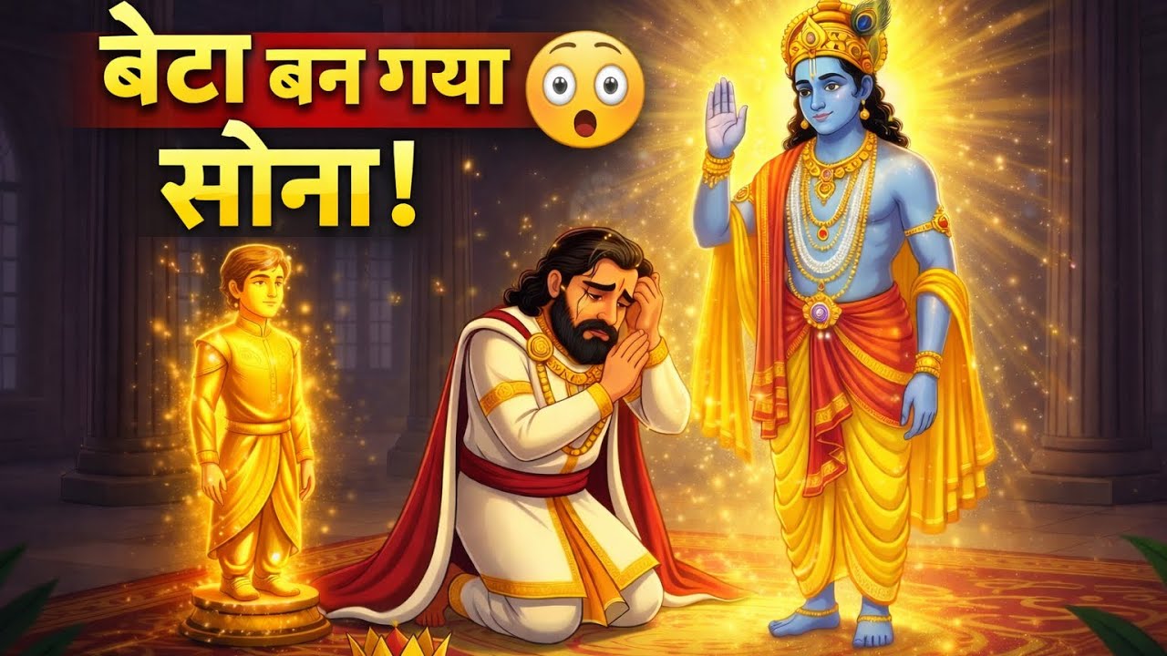 “Raja Ne Beta Chhua… Aur Woh Sona Ban Gaya 😳🙏 | Shri Krishna”
