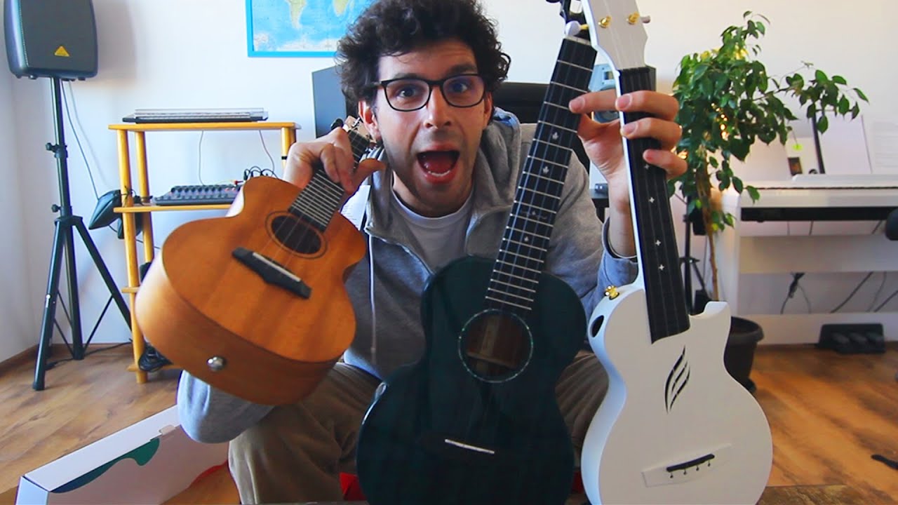 Ukulele Review - Enya 25D, Nova and MAD