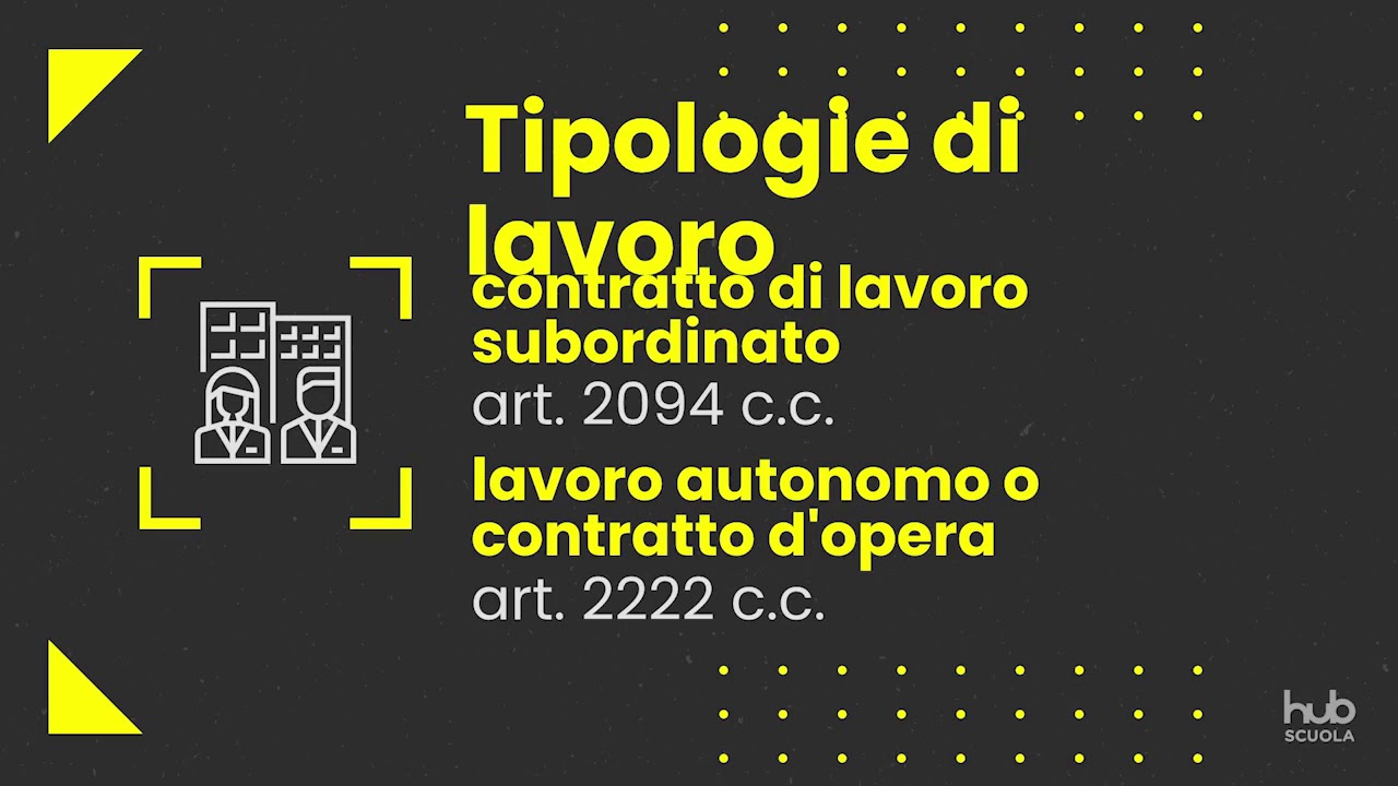 Il contratto di lavoro