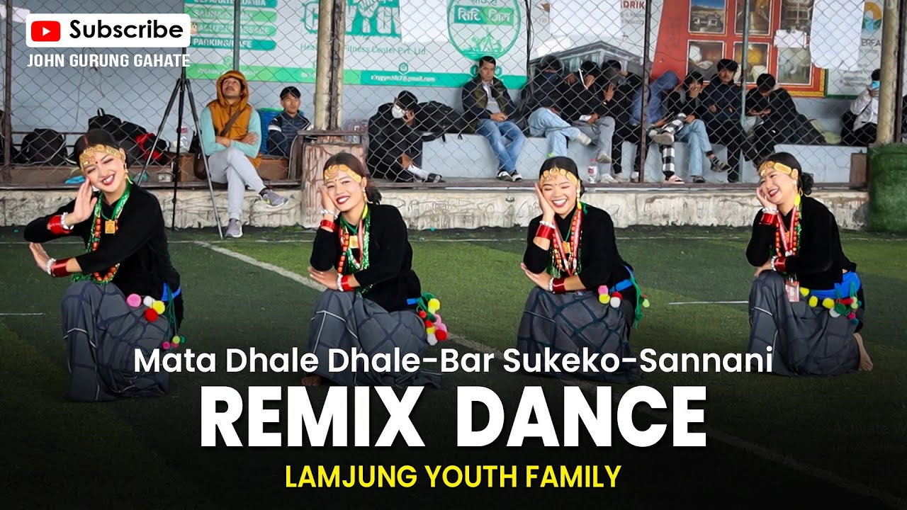 Mata Dhale Dhale-Bar Sukeko-Sannani || Remix Cover Dance || Lamjung Youth Family