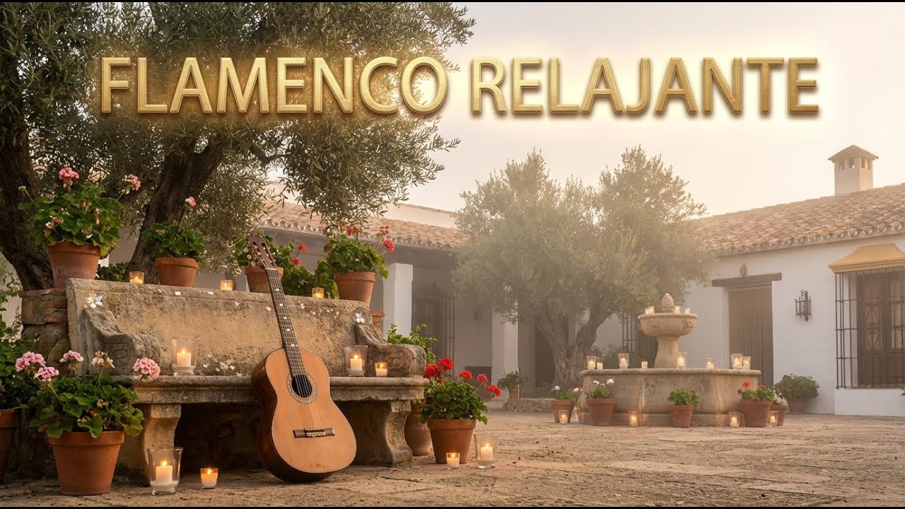 🌌 Melodías Nocturnas de Guitarra Española Serena