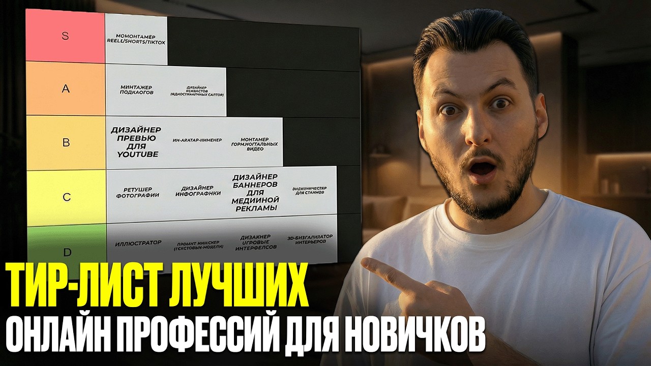 Тир-лист Удалённых Профессий В Которых Можно Легко Начать С Нуля