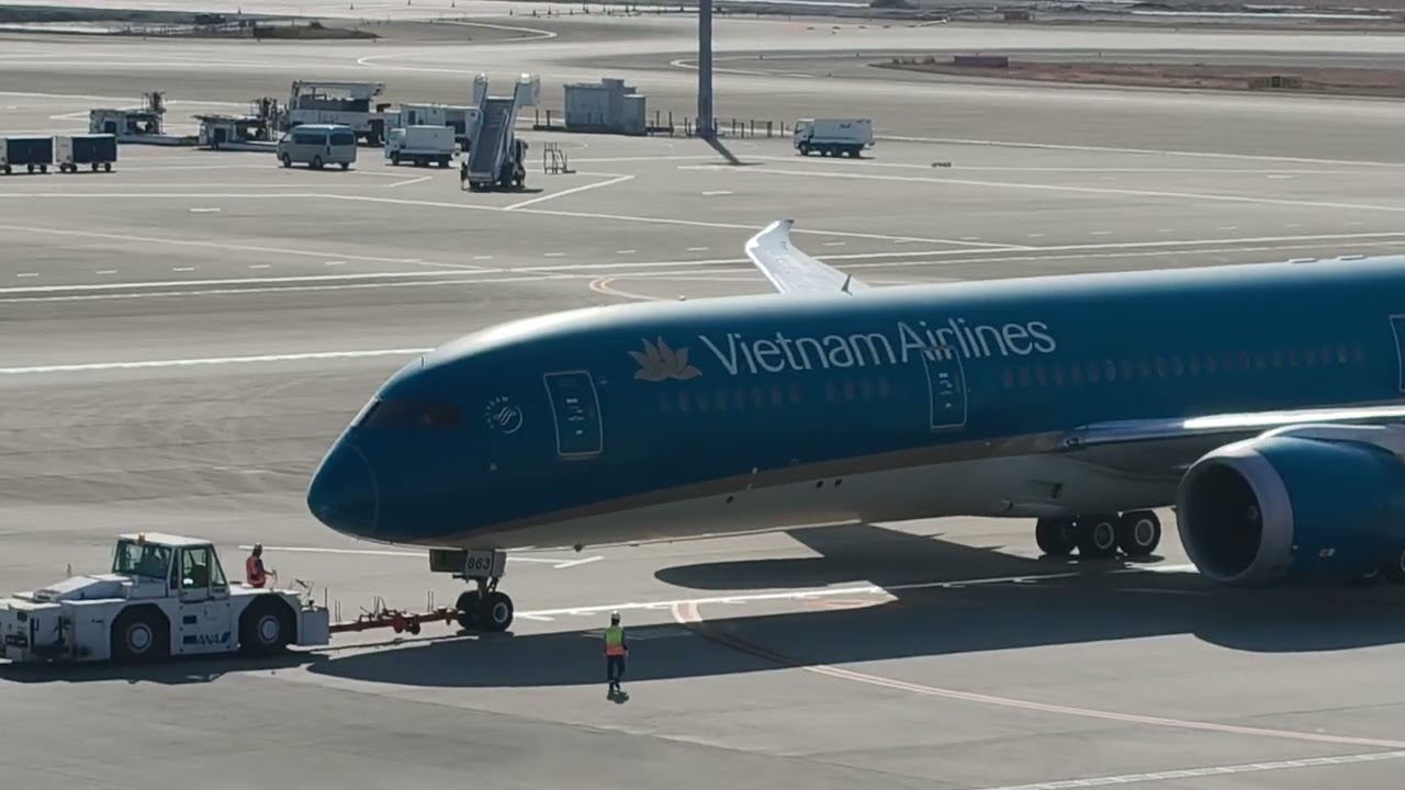 中部国際空港 ベトナム航空 中部－ハノイ ボーイング787-9 2026年1月18日