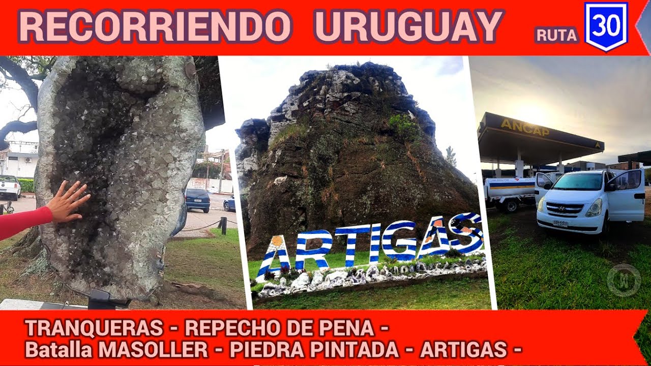 Conocimos TRANQUERAS - REPECHO DE PENA - Lugar de la Batalla de MASOLLER - PIEDRA PINTADA y ARTIGAS
