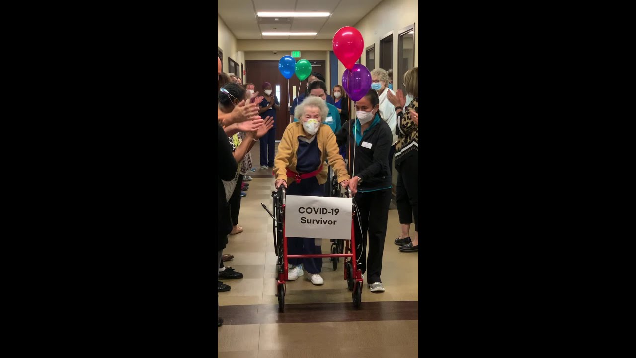Couple reunited after 5-week COVID-19 separation