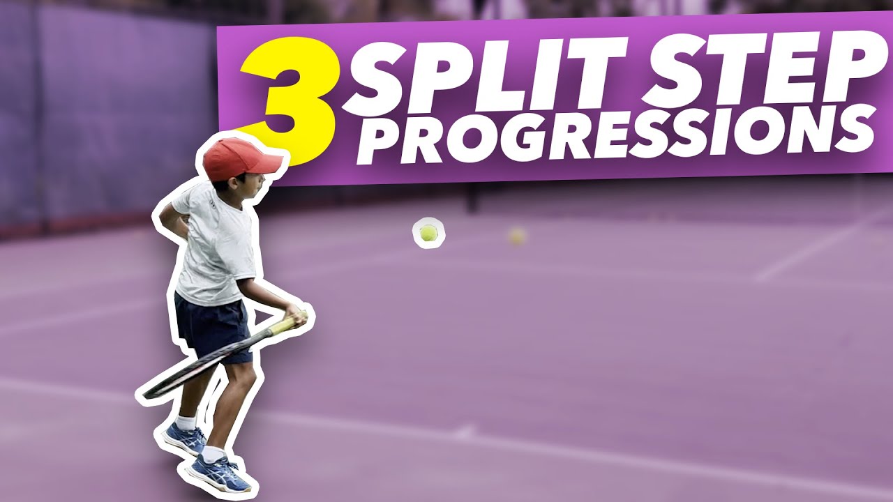 3 Split Step Progressions for Advanced Kids Under 10 | Tennis Lesson with Carlos Perez