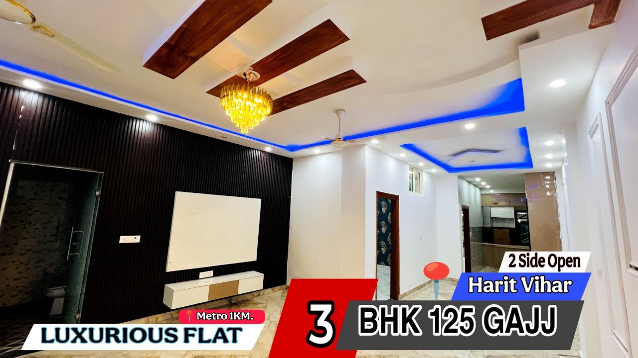 3 BHK Flat 125 Gaj 2 Side Open | Burari flats price | Delhi burari flats| Burari flats for sale 