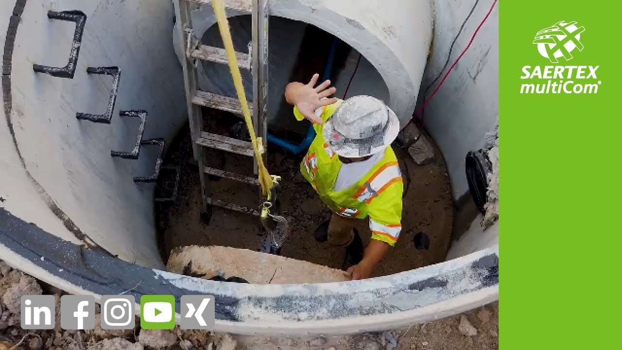 Successful pipe rehabilitation in North Carolina @ SAERTEX multiCom