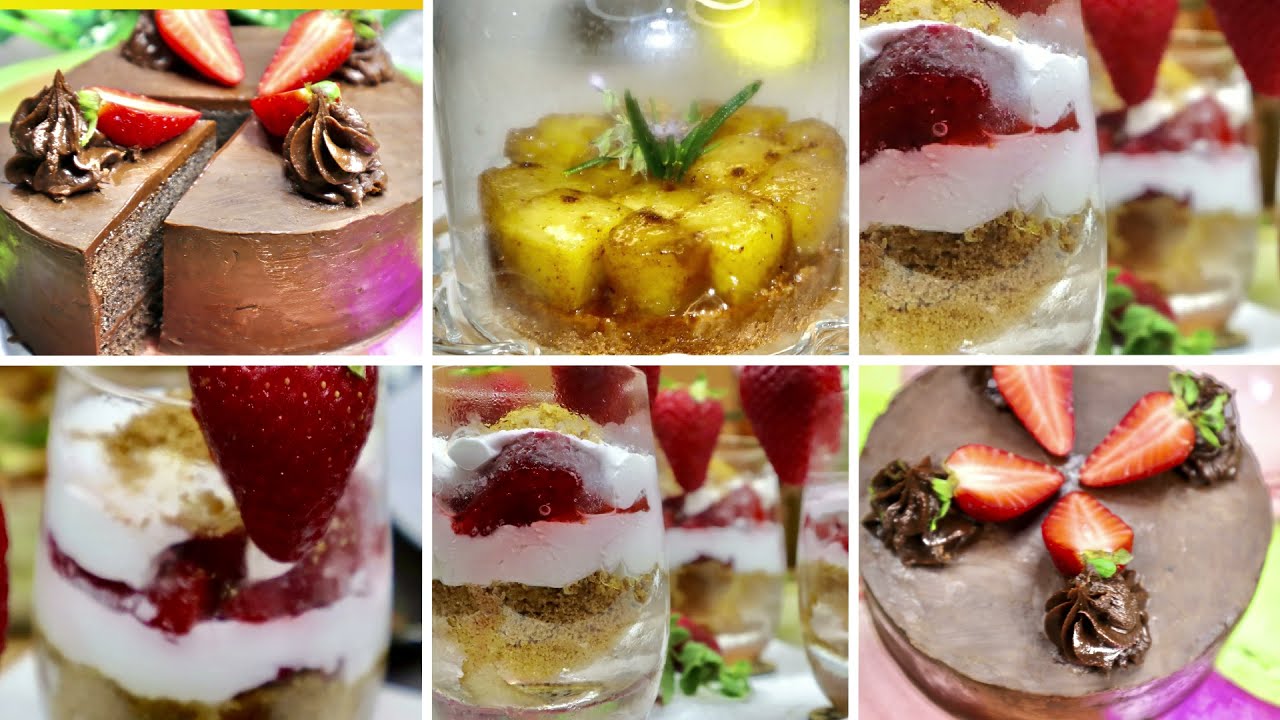 verrines de crumble aux pomme  كؤوس الكرامبل بالتفاح