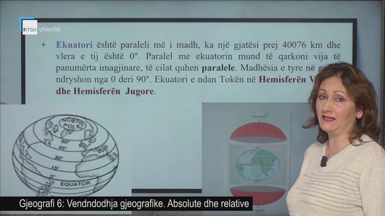 Gjeografi 6 - Vendndodhja gjeografike. Absolute dhe relative.