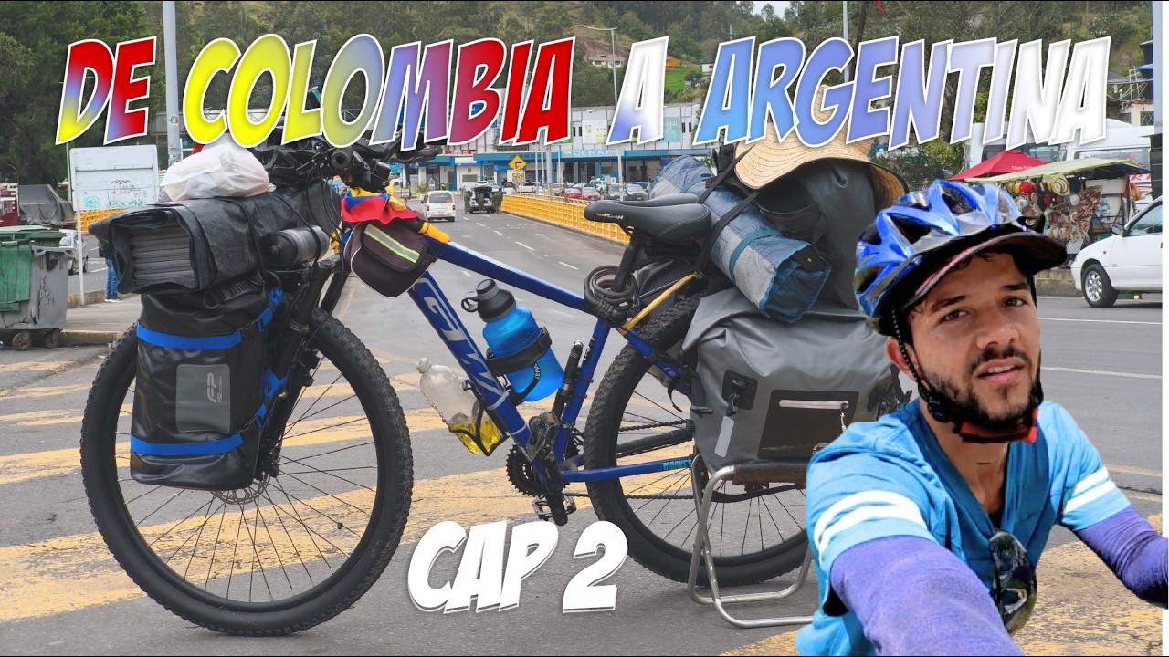 Salí de Colombia en BICICLETA hacia Ecuador  🚵 Que tan DIFÍCIL fue llegar a la FRONTERA 😪🚳