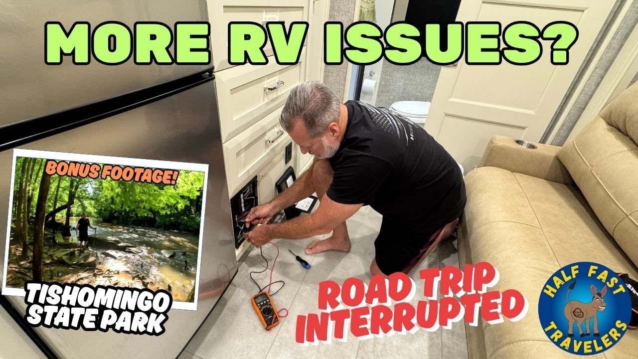 An Unexpected Service Stop in Red Bay Alabama Delays our US Road Trip: S4:E2