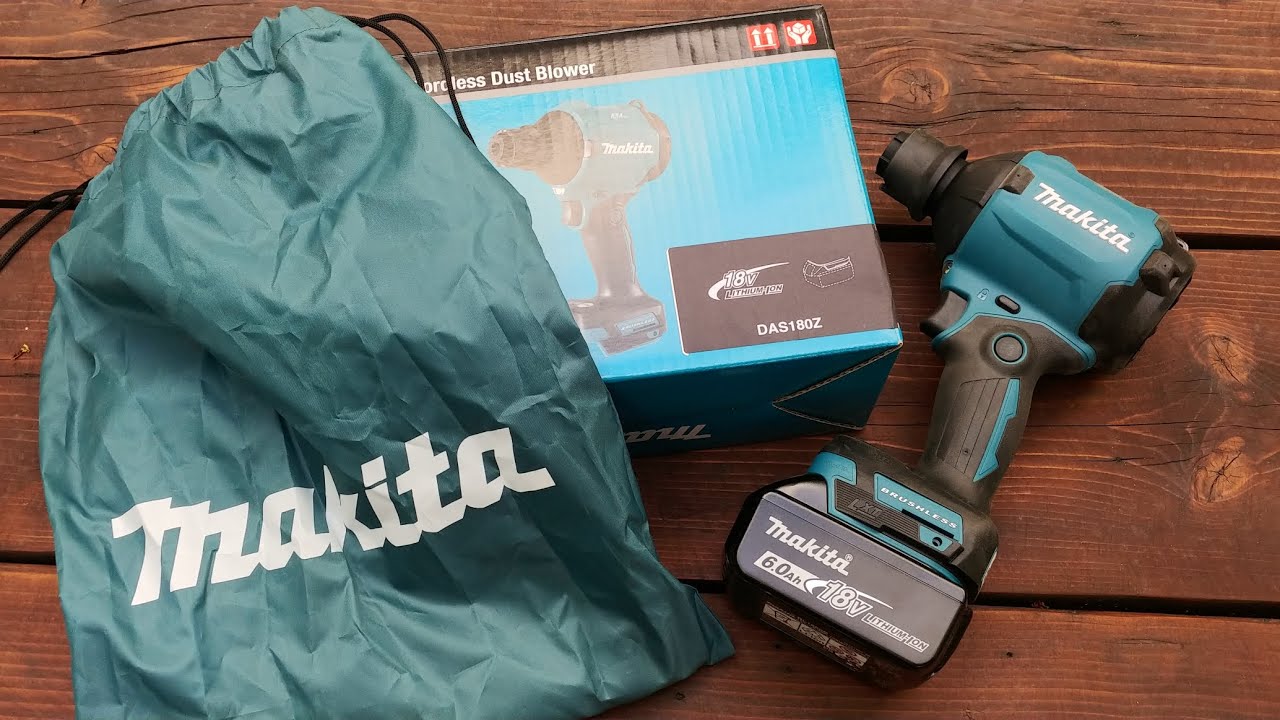 Makita bezuhlikový fúkar DAS180Z vyfúkanie naradia (DAS180Z 18V LXT Brushless Dust Blower) recenzia