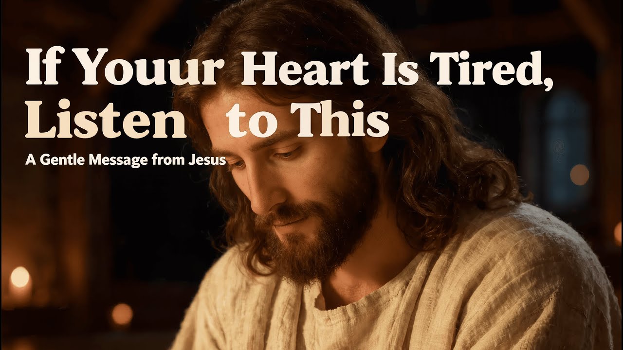 If Your Heart Is Tired, Listen to This | A Gentle Message from Jesus