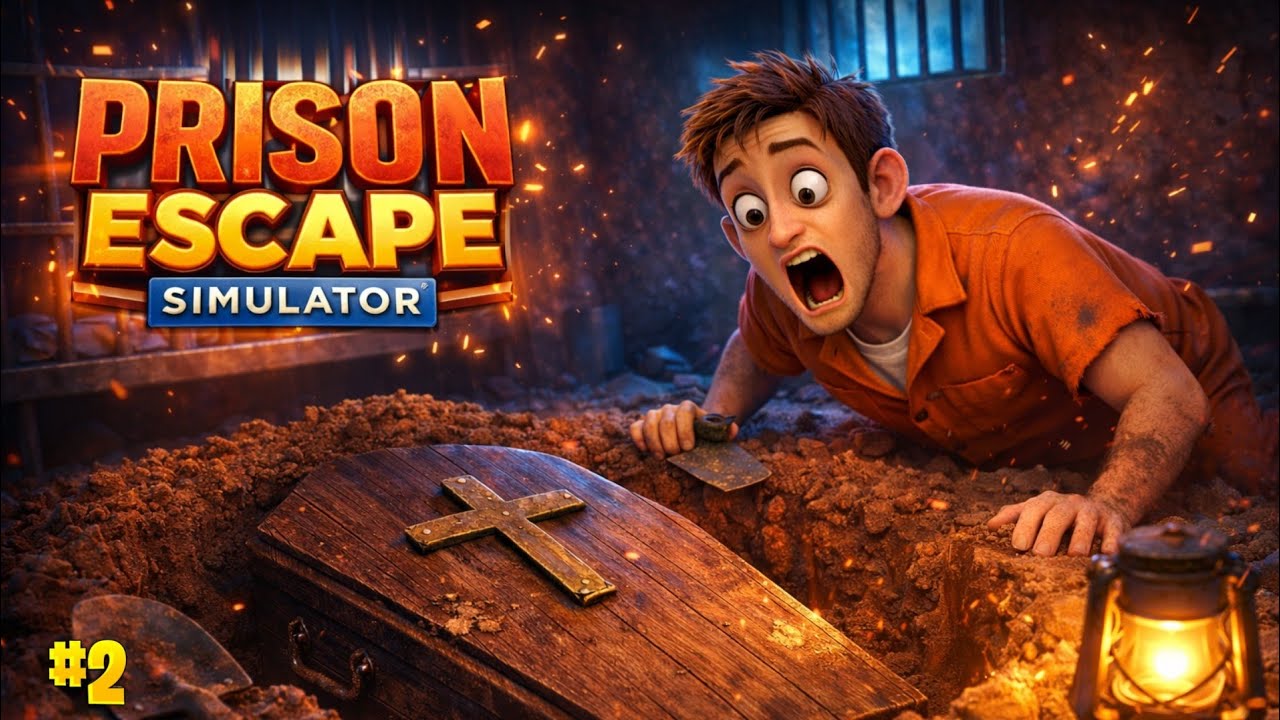 WHAT IS THIS..😱💀 OMG!! 😨|| PRISON ESCAPE SIMULATOR #2 