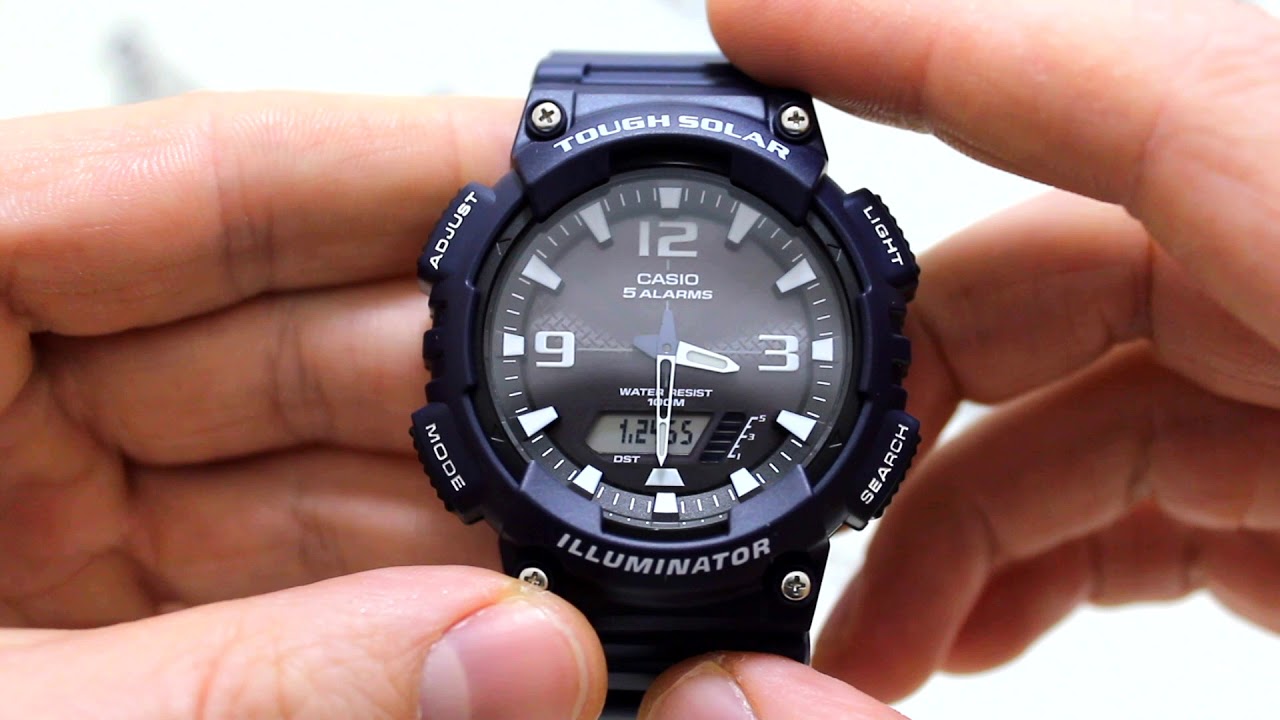 Часы Casio Illuminator AQ-S810W-2A2 [AQ-S810W-2A2VEF] - видео обзор от PresidentWatches.Ru