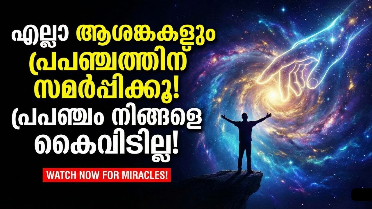 ദൈവത്തിന്റെ പദ്ധതി തിരിച്ചറിയൂ പ്രപഞ്ചം നിങ്ങളെ കൈവിടില്ല | Trust The Universe Spiritual Malayalam