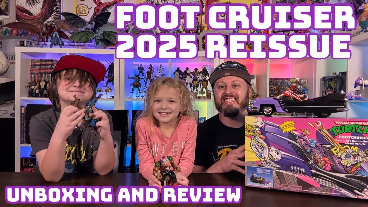 TMNT 2025 Reissue Foot Cruiser (Amazon Exclusive) Unboxing And Review