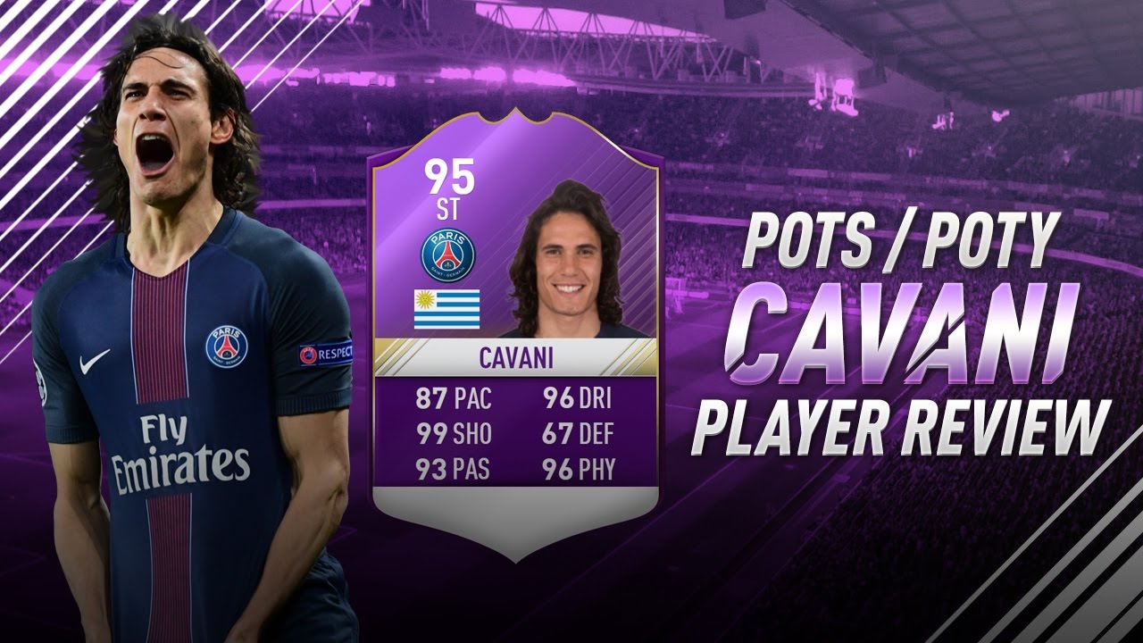 FIFA 17 POTY / TOTS CAVANI REVIEW - FIFA 17 95 POTS / TOTS EDISON CAVANI PLAYER REVIEW
