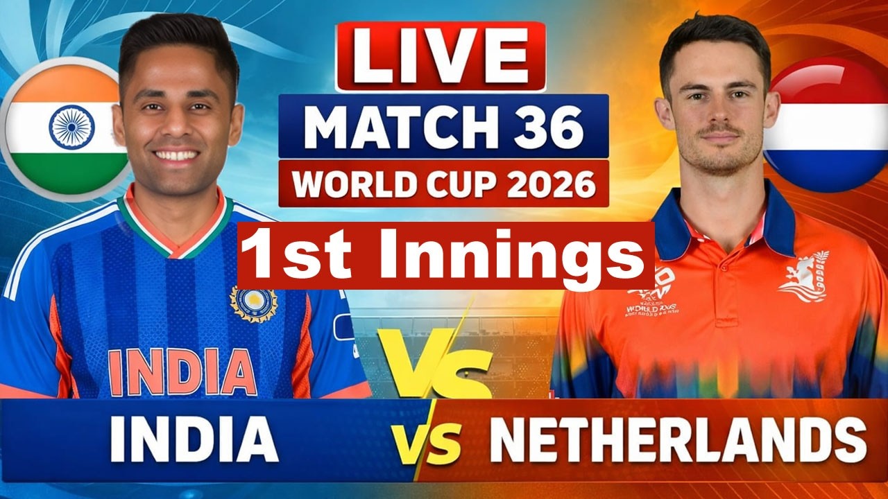 Live IND Vs NED T20 WC Match | Live Cricket Match Today| IND vs NED 36th T20 2ND innings #livescore