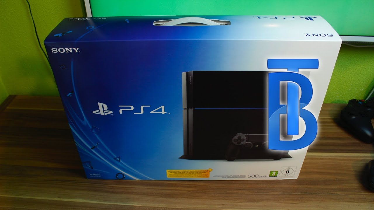 Unboxing: Sony Playstation 4 Schwarz/Black [German/Deutsch]