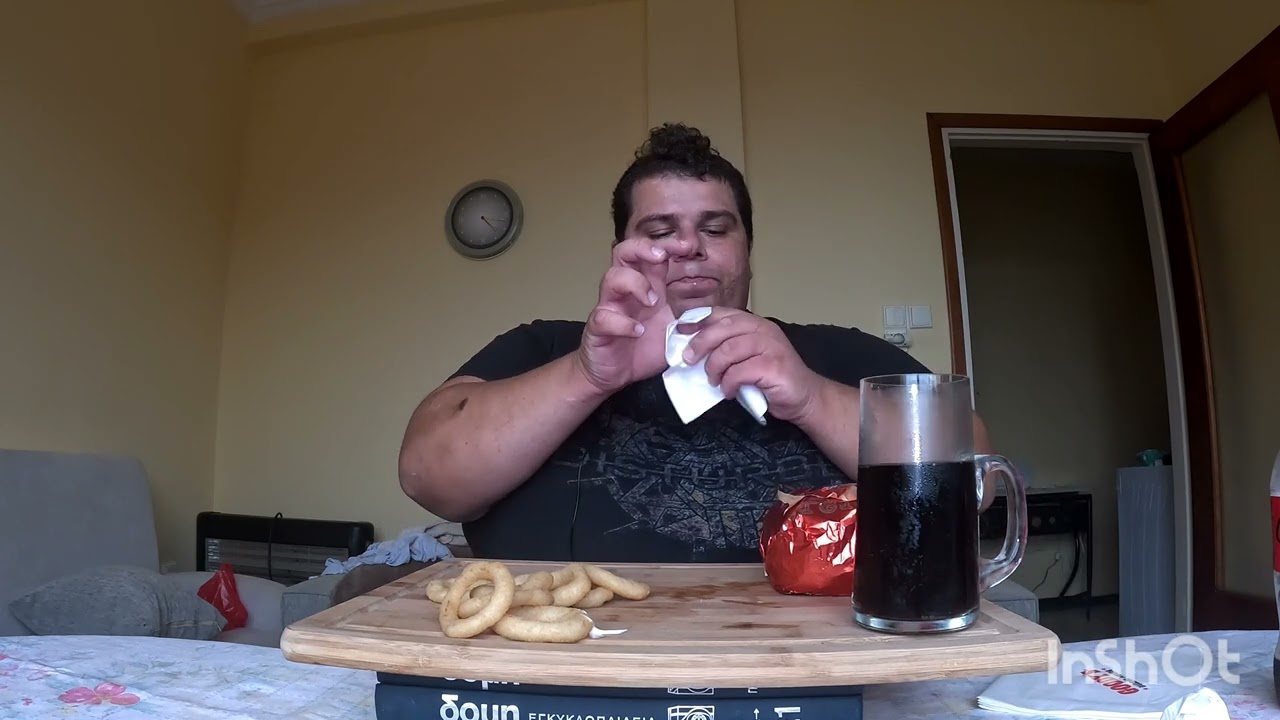 Tasty, 🙂 Delicious Greek Dinner 🍔Goody's Burger. #mukbang  ENJOY!! (Talking) 😊