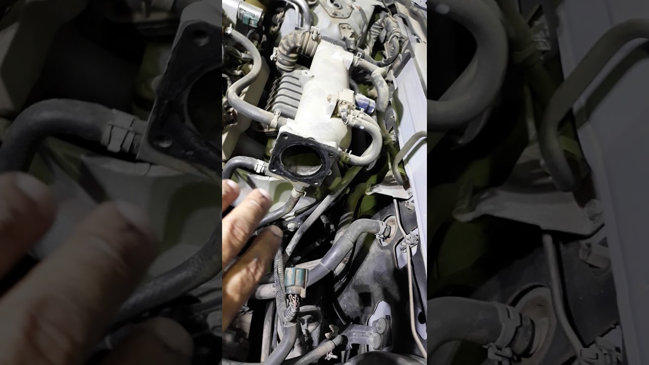 تنظيف البوابة وحساس الهواء (عدم إنتظام دورات المحرك)ج1