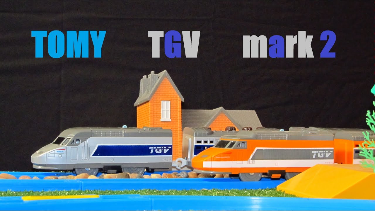 Обзор и первый запуск редкого TGV silver mk2 от TOMY.