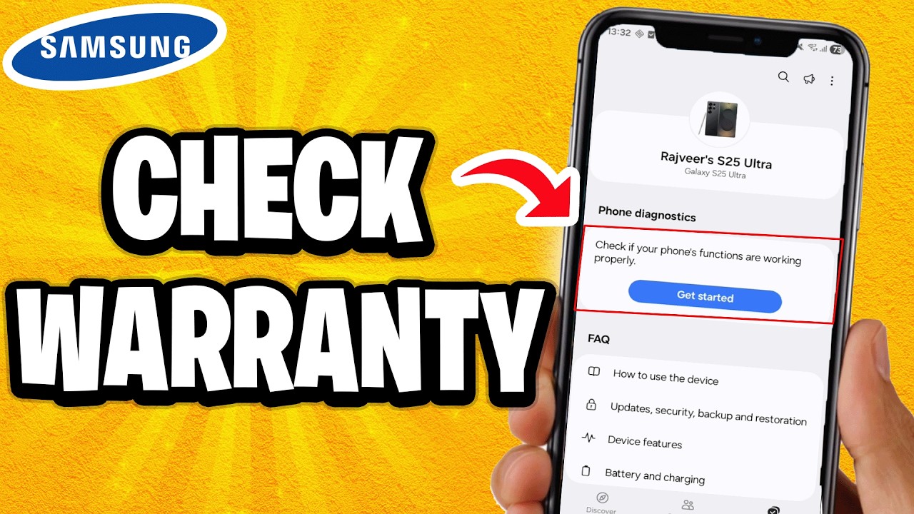 Как проверить гарантию на мобильный телефон Samsung