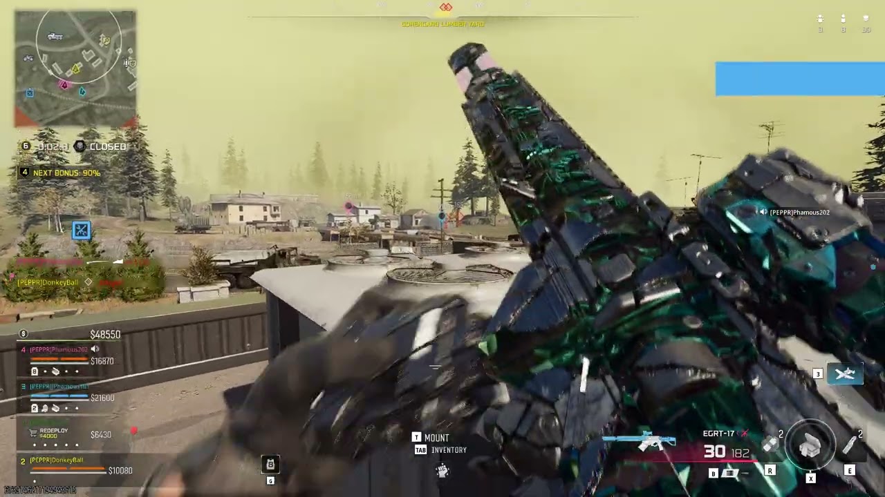 I had to reload