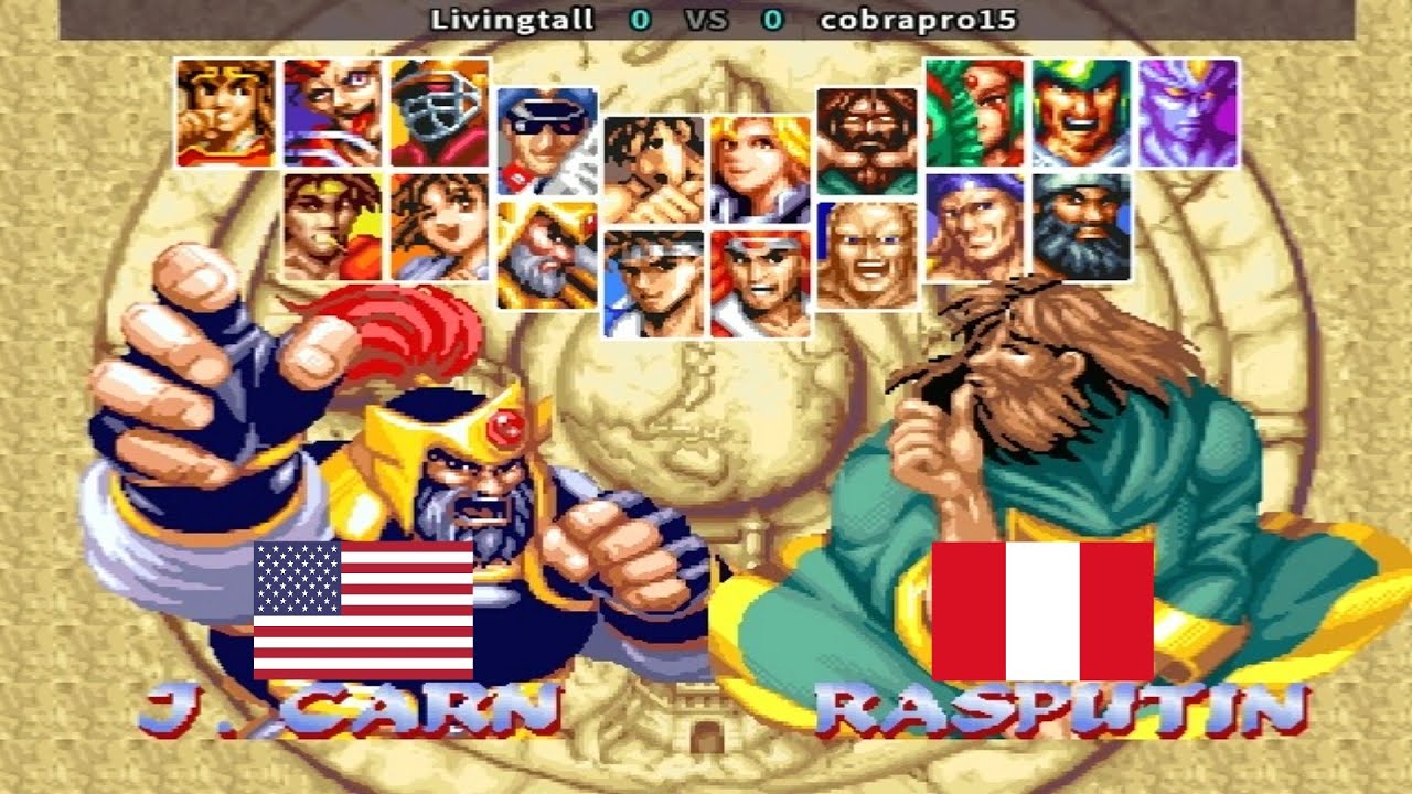 World Heroes Perfect - Livingtall vs cobrapro15