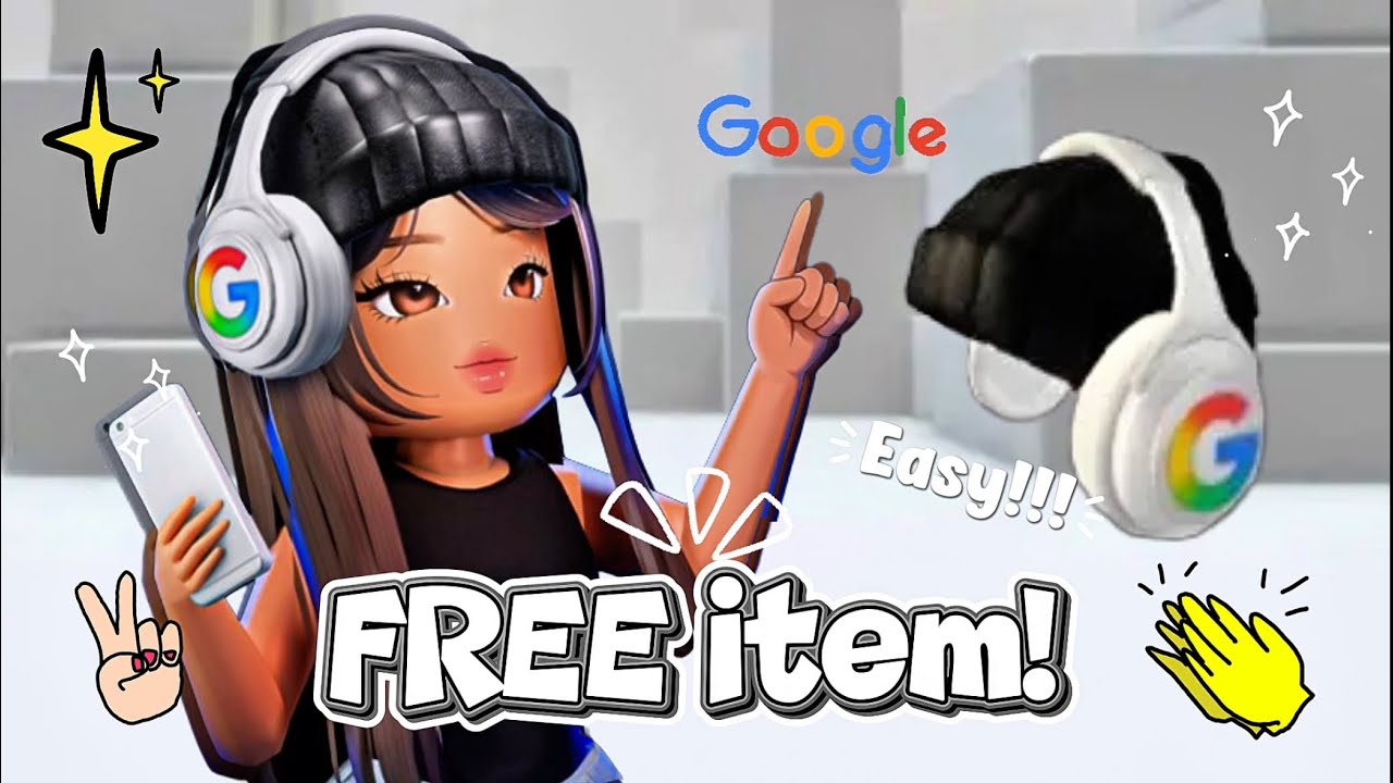 Спешите! Как получить БЕСПЛАТНЫЕ наушники Google с шапочкой в ​​ROBLOX! НОВЫЙ ПРОСТОЙ БЕСПЛАТНЫЙ ...