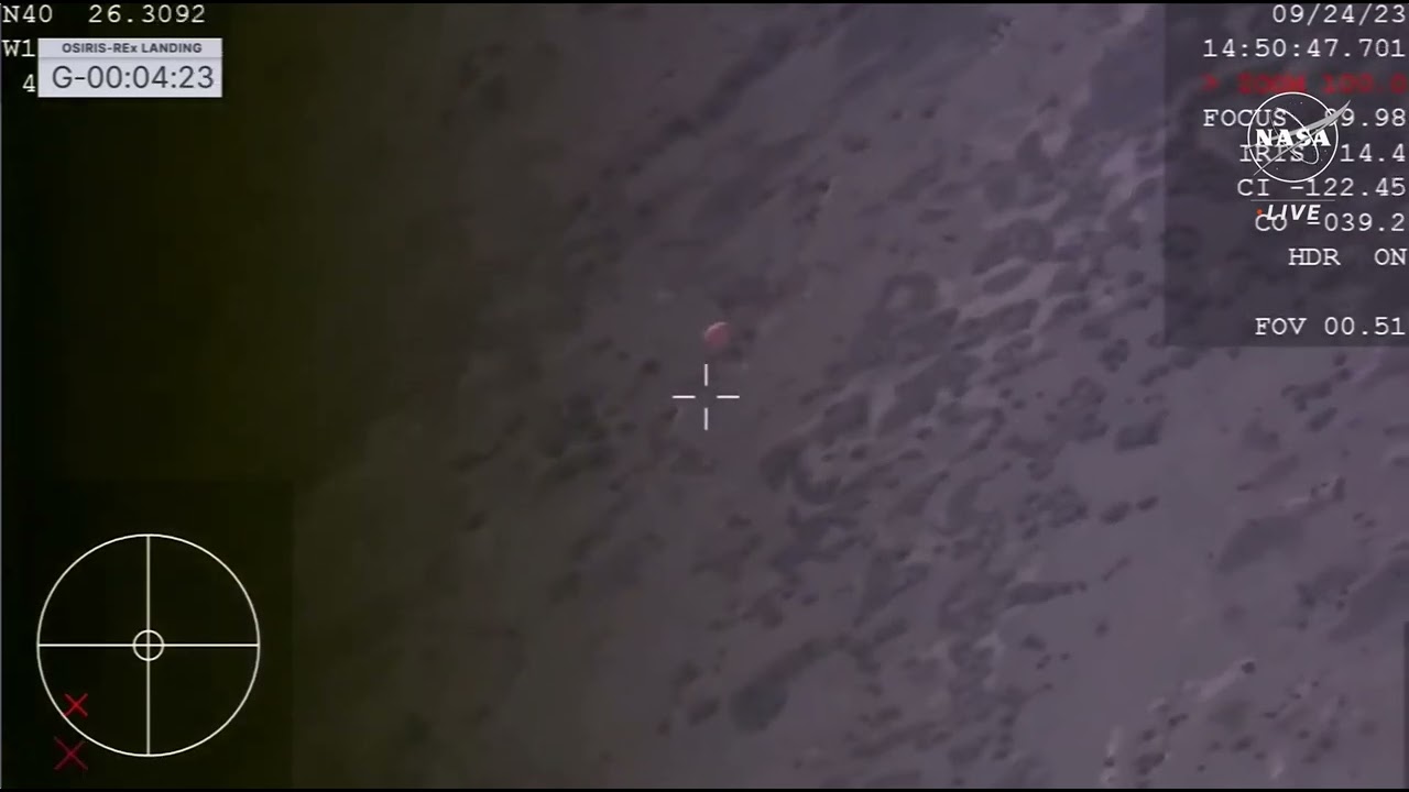 Touchdown! OSIRIS-REx capsule lands in Utah with asteroid samples