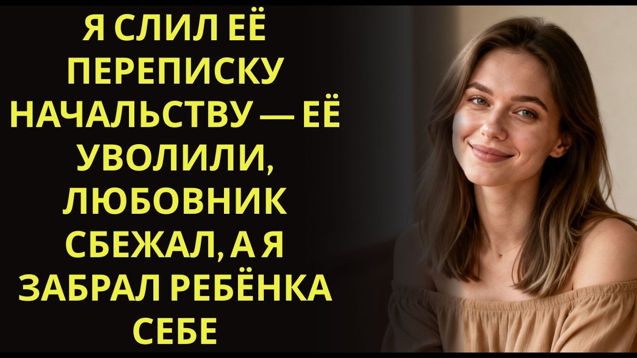Я слил её переписку начальству — её уволили, любовник сбежал, а я забрал ребёнка себе