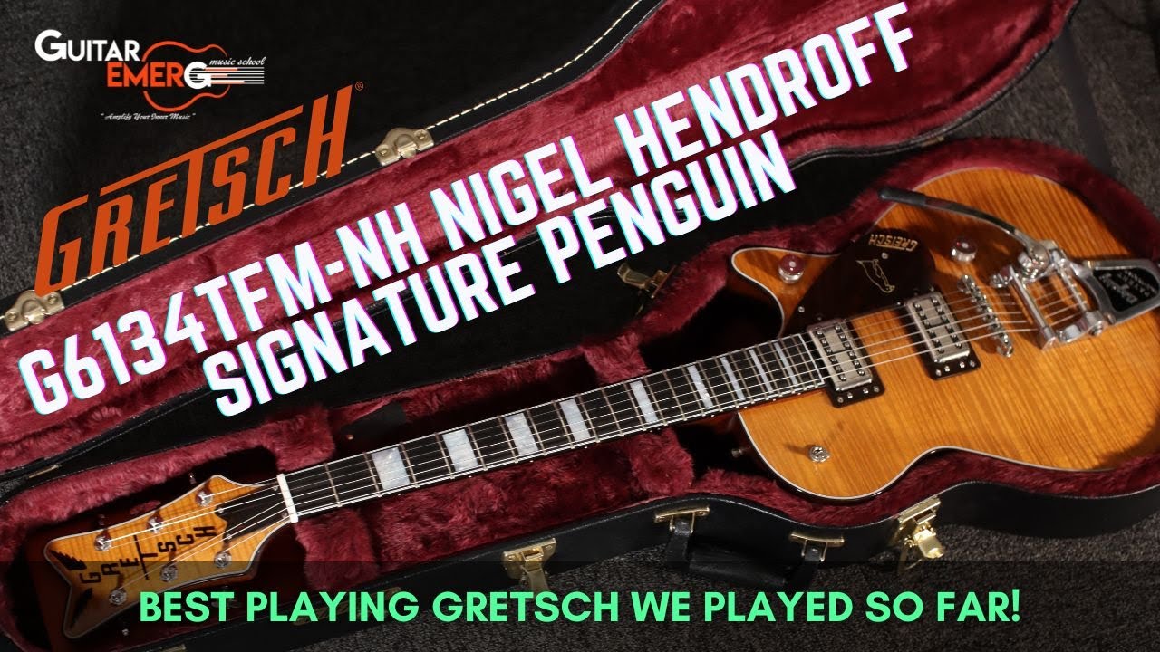 Gretsch G6134TFM-NH Nigel Hendroff Signature Penguin (Best playing Gretsch We Tried So Far!)
