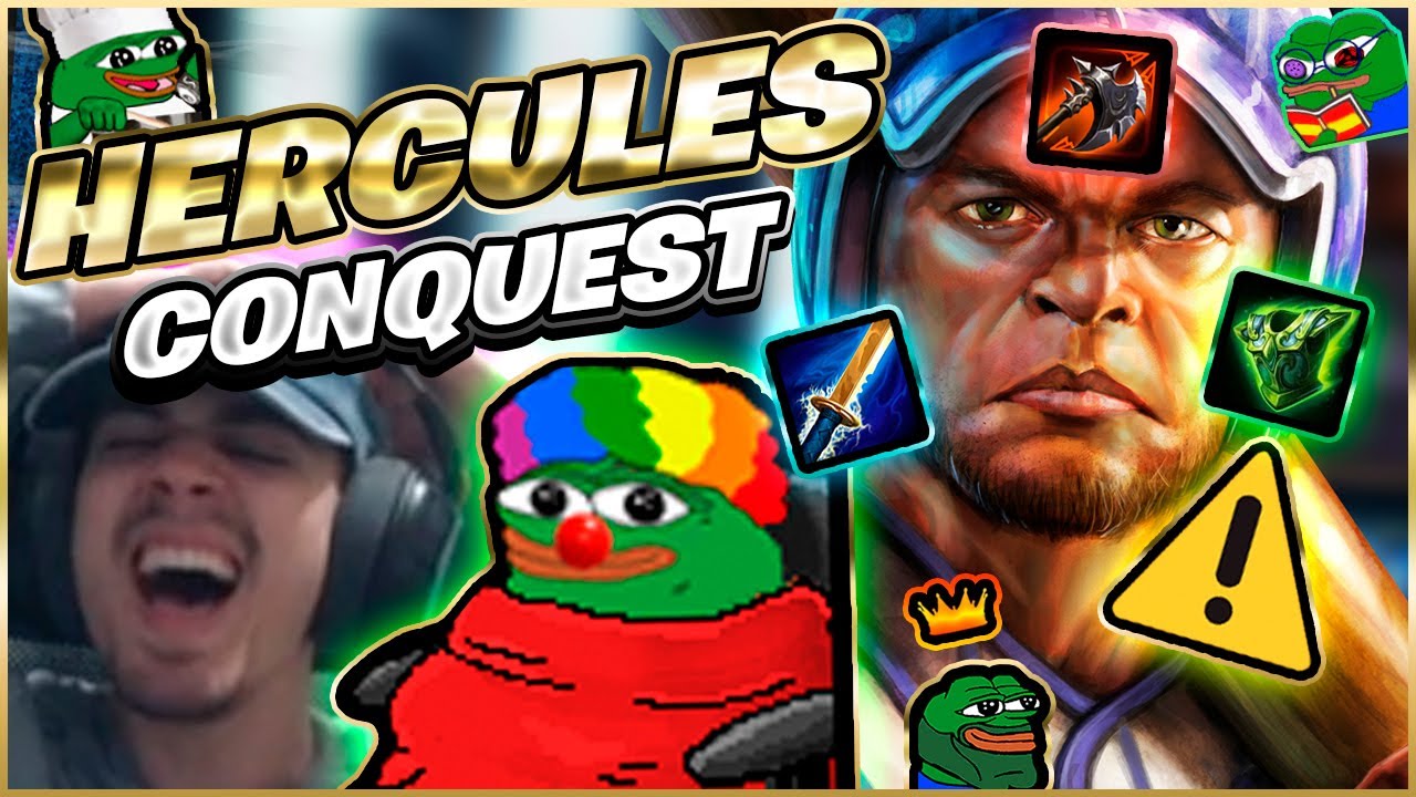 HERCULES, CON ESTA BUILD DESTROZAS | Julio | Smite Ranked Conquest DuoQ Cuban 🚨