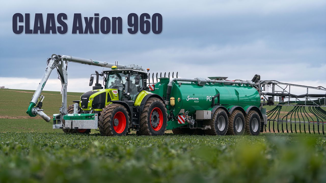 Gülleausbringung | Claas Axion 960 + Samson PGII 31, Fendt 930 TMS | LU Batenhorst