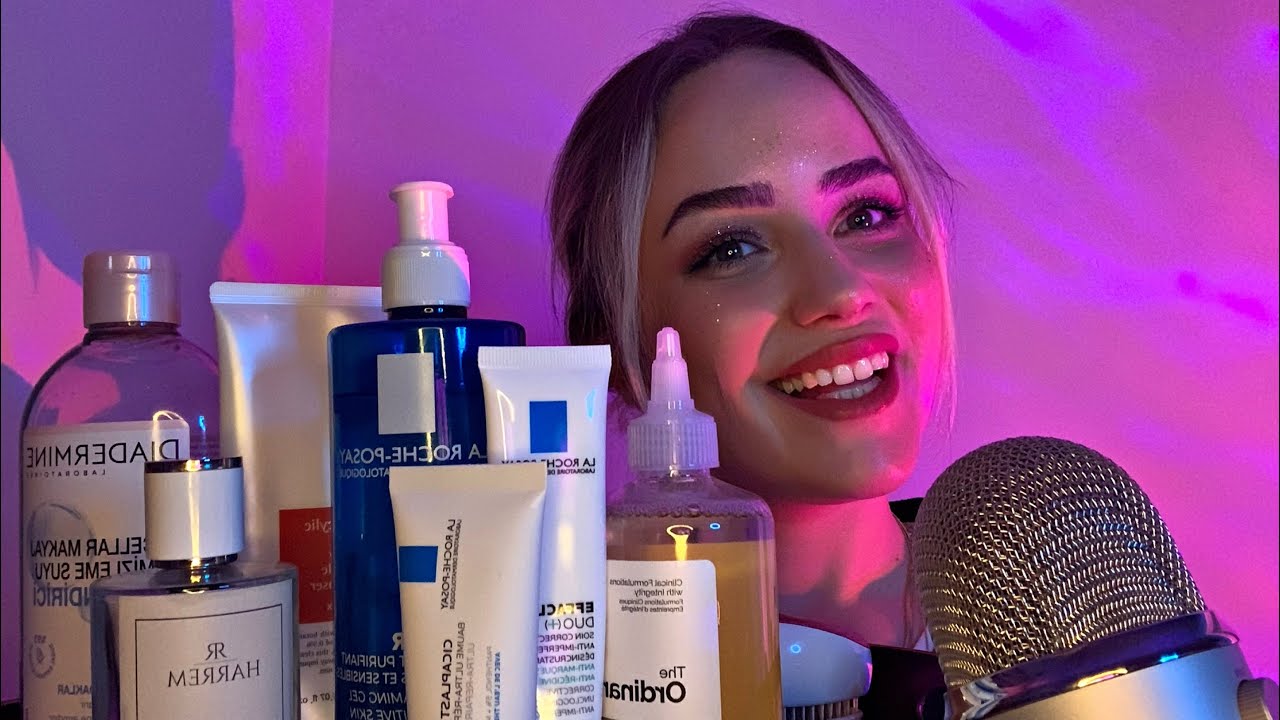 TÜRKÇE ASMR | CİLT BAKIM ASMR | SKİNCARE ASMR |  UYKU ÖNCESİ CİLT BAKIM | RAHATLATICI MÜZİK