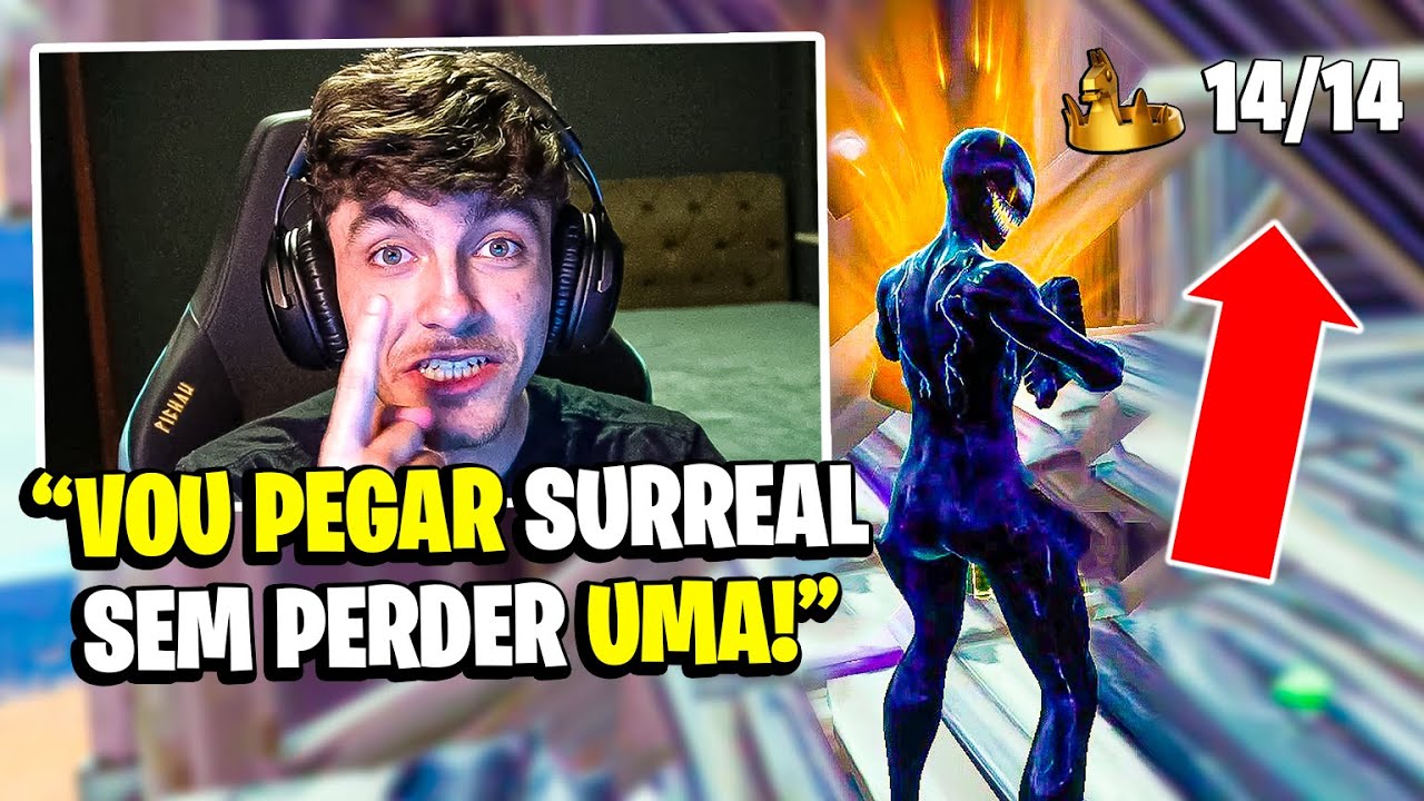 INVICTO! Suetam ainda N&Atilde;O PERDEU Partida no Fortnite Remix (14/14)🏆