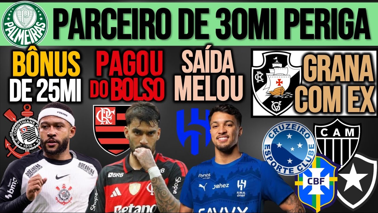 BÔNUS GIGANTE A MEMPHIS| PAQUETÁ PAGOU PRA JOGAR| PATROCÍNIO NA SEP| VASCO, ZÊRO, MLEONARDO, SELEÇÃO