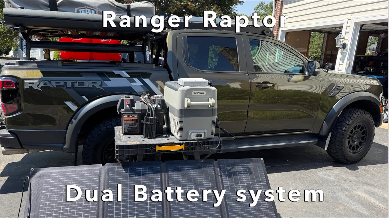 Ranger Raptor Dual Battery system install and overview