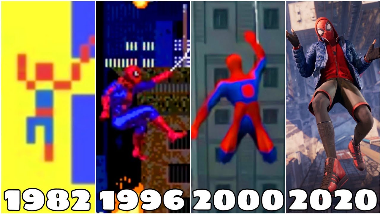 Evolution of Spider-Man Games 1982-2020