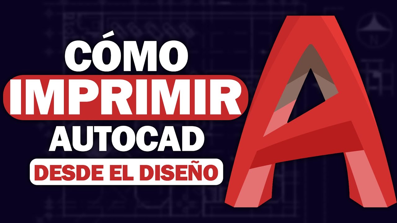 Cómo Imprimir y Escalar Desde El Diseño En AutoCAD (2024) Tutorial