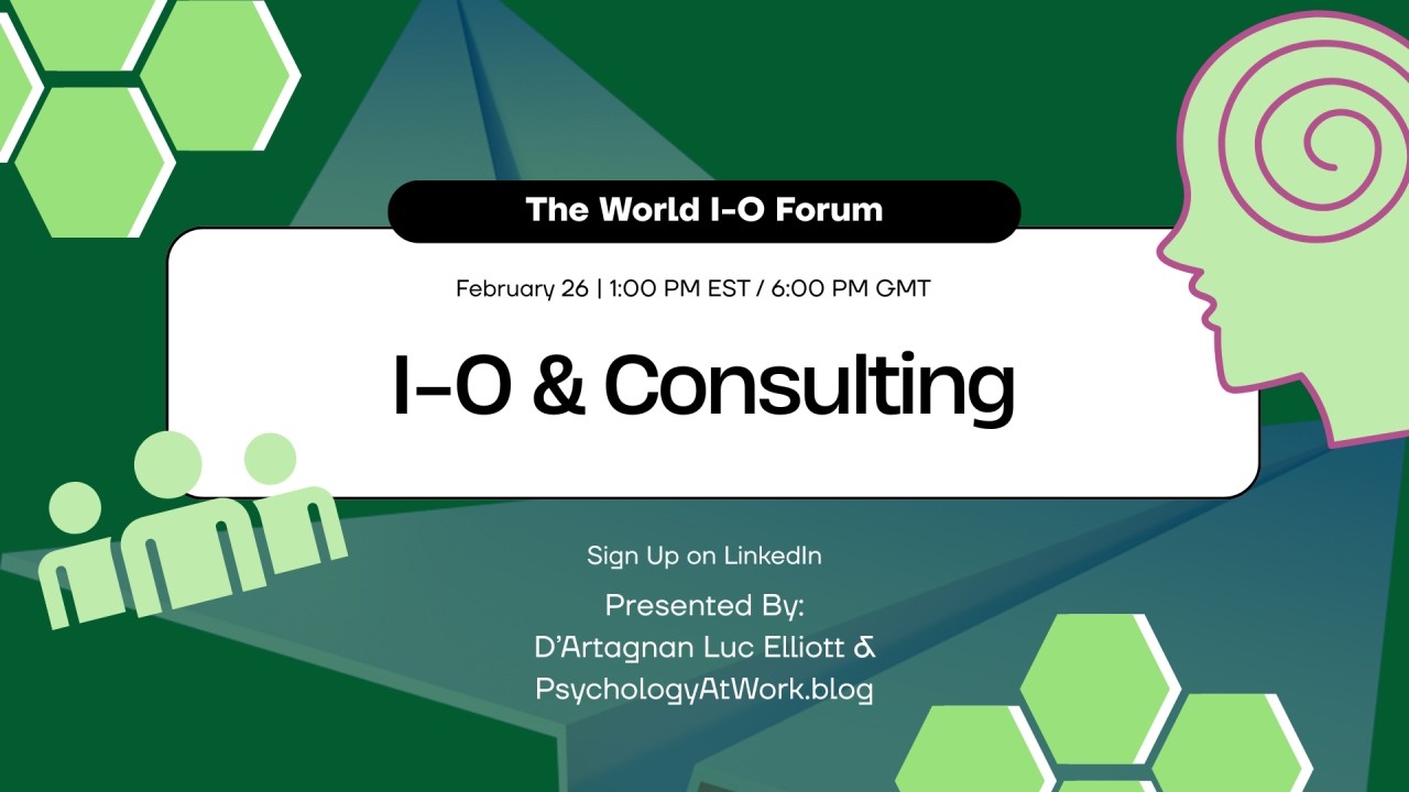 The World I-O Forum: February 2026 Session