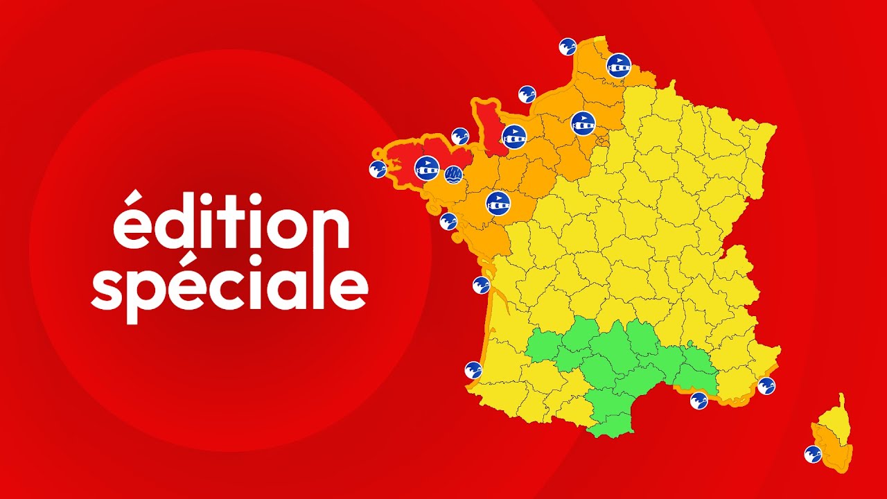 Édition spéciale : la tempête Ciaran attendue dans la nuit, vigilance rouge