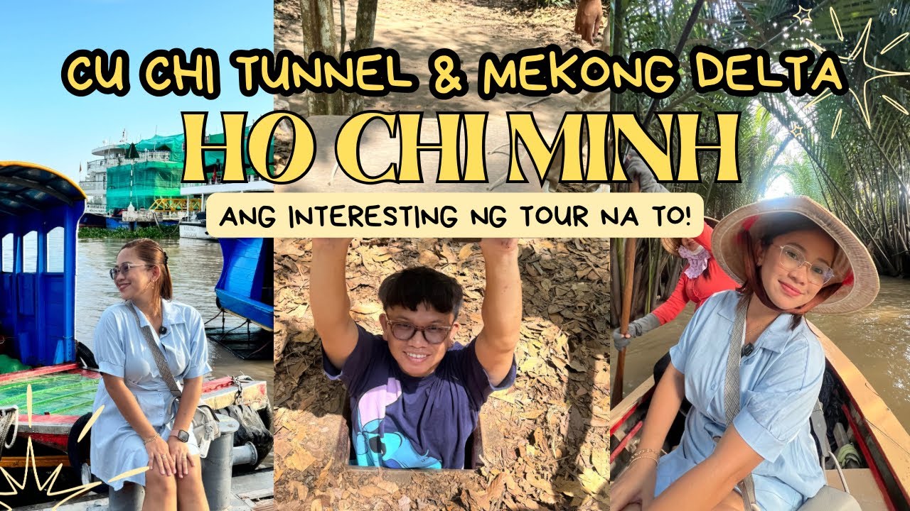 HO CHI MINH 🇻🇳 CU CHI TUNNEL & MEKONG DELTA FULL DAY TOUR