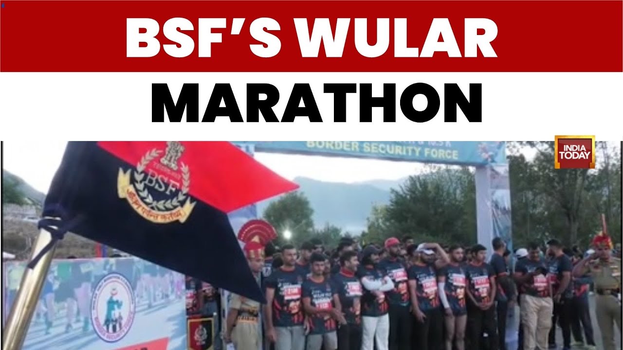 BSF's Kashmir Push: Wular Marathon Draws Thousands for Fitness & Peace